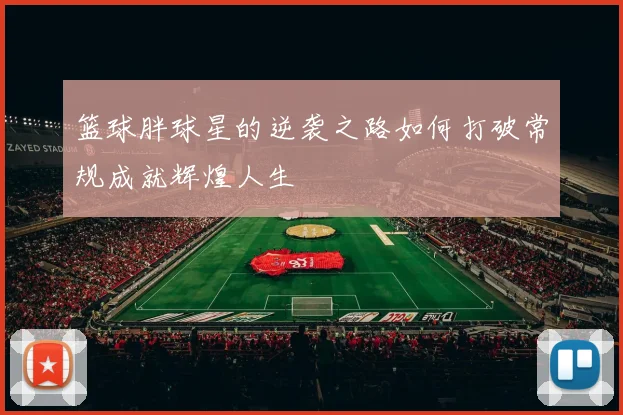 篮球胖球星的逆袭之路如何打破常规成就辉煌人生